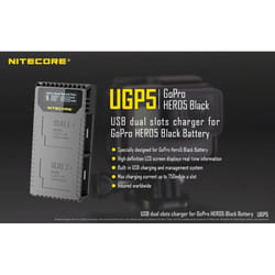 Nitecore UGP5 carica batterie Batteria per fotocamera digitale dC