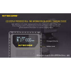 Nitecore UGP5 carica batterie Batteria per fotocamera digitale dC