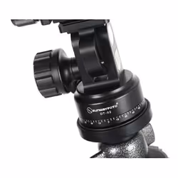 Sunwayfoto DT-02D50 testa per treppiede Nero Alluminio 3/8" Palla (forma)