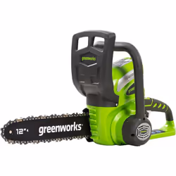 Greenworks Motosega a catena a batteria G40CS30 (Li-Ion 40 V velocità della catena 4.2 m/s, lunghezza della barra 30 cm, serb ...