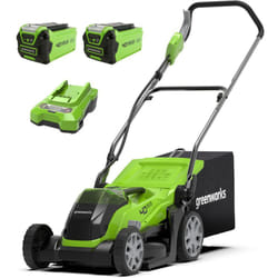 Rasaerba a spinta 35cm 40V GREENWORKS - 2 batterie 2,0Ah - Caricabatterie - G40LM35K2X
