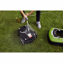 Greenworks 2505507 tagliaerba Tagliaerba robotizzato Batteria Nero, Verde - Vista aggiuntiva 5