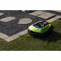 Greenworks 2505507 tagliaerba Tagliaerba robotizzato Batteria Nero, Verde - Vista aggiuntiva 6
