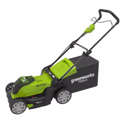 Greenworks 2504707UB tagliaerba Tagliaerba a spinta Batteria Verde - Vista aggiuntiva 4