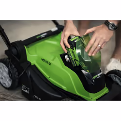 Greenworks 2504707UB tagliaerba Tagliaerba a spinta Batteria Verde - Vista aggiuntiva 5