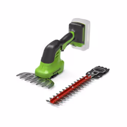 Presentazione: Compatte, leggere e versatili, le cesoie GREENWORKS G24SHT 24V 2-in-1 sono lo strumento ideale per eseguire ri ...