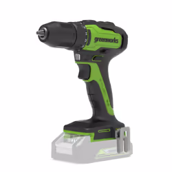 Greenworks 3704007, Cacciavite elettrico, Impugnatura a pistola, Nero, Verde, Senza spazzola, Clip da cintura, 35 Nm