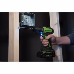 Greenworks 3704007 cacciavite elettrico e avvitatore a impulso Nero, Verde