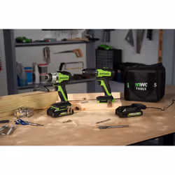 Greenworks 3802807 avvitatore a batteria 300 Nm Nero, Verde 24 V - Vista aggiuntiva 2