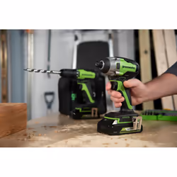 Greenworks 3802807 avvitatore a batteria 300 Nm Nero, Verde 24 V - Vista aggiuntiva 3