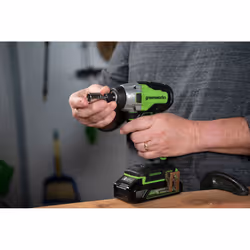 Greenworks 3802807 avvitatore a batteria 300 Nm Nero, Verde 24 V - Vista aggiuntiva 5