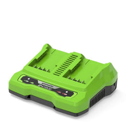 Greenworks 24V adowarka 2A dual slot G24X2UC2 - 2931907 Caricatore per batteria
