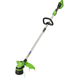 Greenworks - Tagliabordi Elettrico 48V(2x24V) Taglio 33cm senza Batteria e Caricatore, 2mm diametro Filo Modalità Hi/Low GD24X2LT