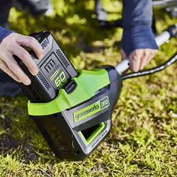 Greenworks GD60BCB 40 cm Batteria Nero, Verde, Argento - Vista aggiuntiva 4