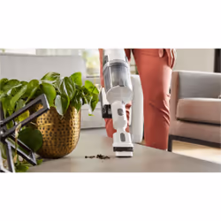 Greenworks GR4701107UBVT scopa elettrica Aspirapolvere a bastone Batteria Secco HEPA Senza sacchetto Bianco 4 Ah