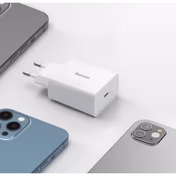Baseus Speed Mini Smartphone Bianco AC Ricarica rapida Interno - Vista aggiuntiva 4
