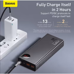Baseus PPIMDA-D01 batteria portatile Polimero 20000 mAh Nero - Vista aggiuntiva 7