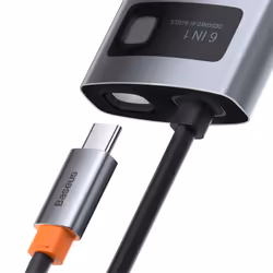 Baseus Metal Gleam USB 3.2 Gen 1 (3.1 Gen 1) Type-C Grigio - Vista aggiuntiva 4