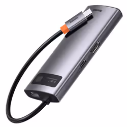 Baseus Metal Gleam USB 3.2 Gen 1 (3.1 Gen 1) Type-C Grigio - Vista aggiuntiva 6