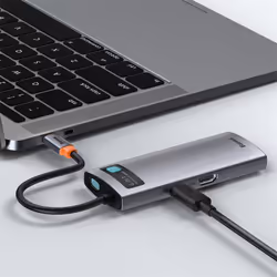 Baseus Metal Gleam USB 3.2 Gen 1 (3.1 Gen 1) Type-C Grigio - Vista aggiuntiva 7