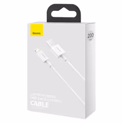 Baseus CALYS-C02 cavo Lightning 2 m Bianco - Vista aggiuntiva 6