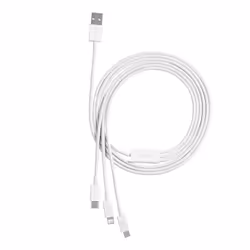 Baseus Superior cavo USB USB 2.0 1,5 m USB A USB C/Micro USB A/Lightning Bianco - Vista aggiuntiva 5