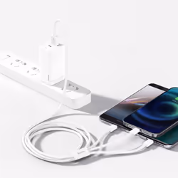 Baseus Superior cavo USB USB 2.0 1,5 m USB A USB C/Micro USB A/Lightning Bianco - Vista aggiuntiva 6
