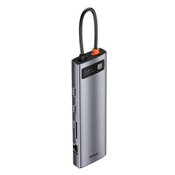 Baseus Metal Gleam Series 11-in-1 Cablato USB 3.2 Gen 1 (3.1 Gen 1) Type-C Grigio