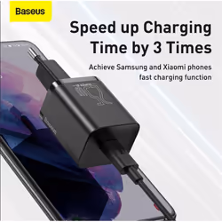Baseus TZCCSUP-L01 Caricabatterie per dispositivi mobili Smartphone Nero AC, USB Ricarica rapida Interno - Vista aggiuntiva 7