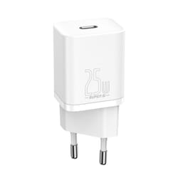 Baseus Super Si Smartphone Bianco AC Ricarica rapida Interno