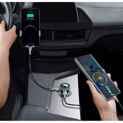 Baseus Energy Column Smartphone Nero Accendisigari Interno - Vista aggiuntiva 6