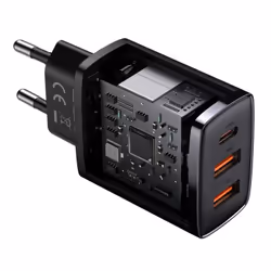 Baseus CCXJ-E01 Caricabatterie per dispositivi mobili Smartphone, Orologio intelligente, Tablet Nero AC Ricarica rapida Interno - Vista aggiuntiva 4