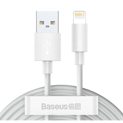 Baseus TZCALZJ-02 cavo per cellulare Bianco 1,5 m USB A Lightning