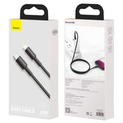Baseus CATLGD-01 cavo Lightning 1 m Nero