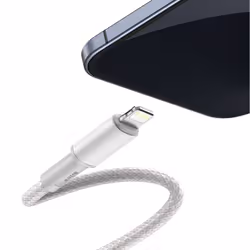 Baseus CATLGD-A02 cavo Lightning 2 m Bianco - Vista aggiuntiva 2