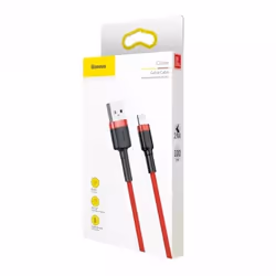 Baseus CALKLF-A09 cavo Lightning 0,5 m Rosso - Vista aggiuntiva 8