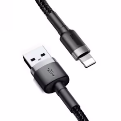 Baseus CALKLF-AG1 cavo Lightning 0,5 m Grigio, Nero - Vista aggiuntiva 5