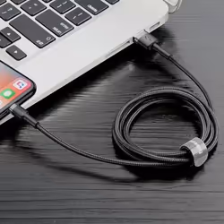 Baseus CALKLF-CG1 cavo Lightning 2 m Grigio, Nero - Vista aggiuntiva 6