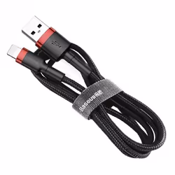 Baseus CALKLF-C19 cavo Lightning 2 m Nero, Rosso - Vista aggiuntiva 4