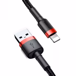 Baseus CALKLF-C19 cavo Lightning 2 m Nero, Rosso - Vista aggiuntiva 5
