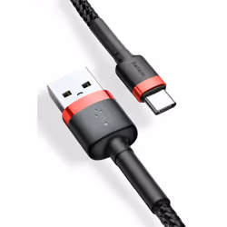 Baseus Cafule cavo USB 2 m USB A USB C Nero, Rosso - Vista aggiuntiva 4