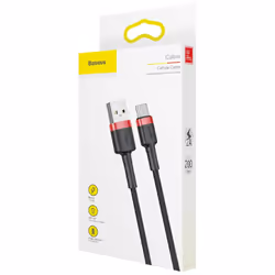 Baseus Cafule cavo USB 2 m USB A USB C Nero, Rosso - Vista aggiuntiva 6