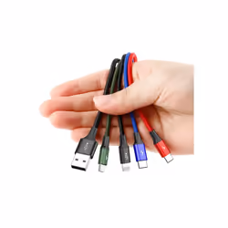 Baseus CA1T4-B01 cavo per cellulare Nero 1,2 m USB A Lightning + micro-USB B + USB C - Vista aggiuntiva 4