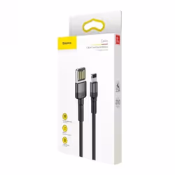 Baseus CALKLF-HG1 cavo Lightning 2 m Grigio, Nero - Vista aggiuntiva 3
