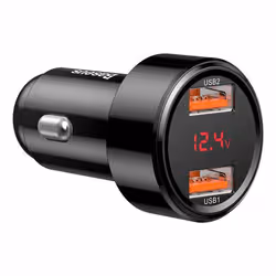 Baseus CCMLC20A-01 Caricabatterie per dispositivi mobili Smartphone Nero USB Ricarica rapida Auto - Vista aggiuntiva 3