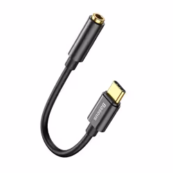 Baseus CATL54-01 adattatore per inversione del genere dei cavi Type-C 3.5mm Nero - Vista aggiuntiva 4