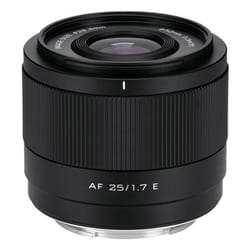 VILTROX AF 25 1.7 E obiettivo per fotocamera Obiettivi per cinema Obiettivo full-frame Nero