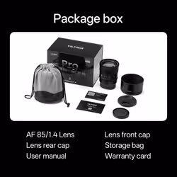 VILTROX AF 85mm F1.4 Pro Obiettivo full-frame Nero - Vista aggiuntiva 5