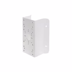 Hikvision DS-1276ZJsupporto angolare in metallo colore bianco per telecamere.Consente di montare la telecamera in un angolo d ...