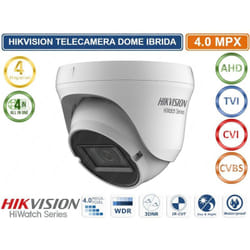 HWT-T340-VF telecamera dome varifocale 4IN1 tvi/ahd/cvi/cvbs 4MP IP66 - Hikvision